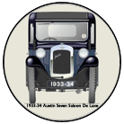 Austin Seven Saloon De Luxe 1933-34 Coaster 6